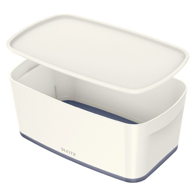 Box úložný s víkem Leitz MyBox S bílý/šedý