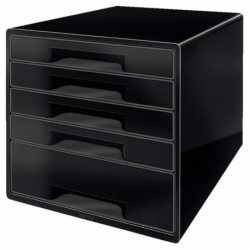 Box zásuvkový Leitz 5 zásuvek černý