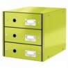 Box zásuvkový CLICK & STORE 3 zásuvky zelený