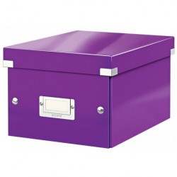 Krabice CLICK & STORE WOW malá archivační, purpurová