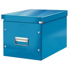 Krabice CLICK & STORE WOW velká čtvercová, modrá