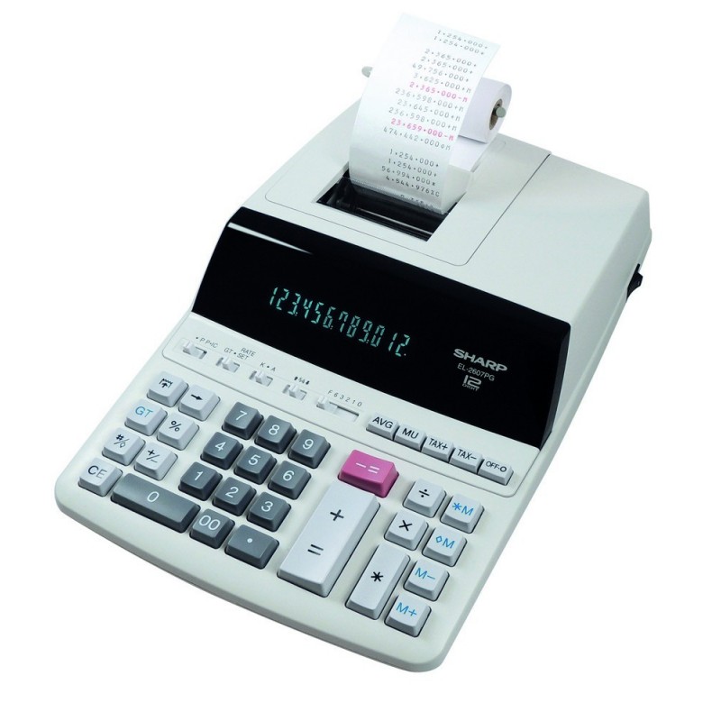 Kalkulačka SHARP EL-2607P s tiskem