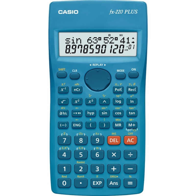 Kalkulačka Casio FX 220 PLUS školní modrá