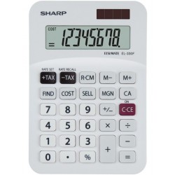 Kalkulačka SHARP EL-330F stolní / 8 míst.