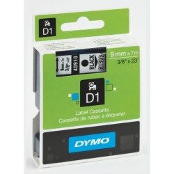 Páska DYMO D1 9mm/7m černá na čiré