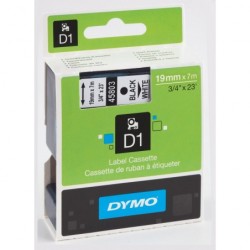 Páska DYMO D1 19mm/7m černá na bílé