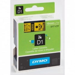 Páska DYMO D1 19mm/7m černá na žluté