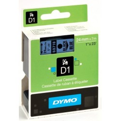 Páska DYMO D1 24mm/7m černá na modré
