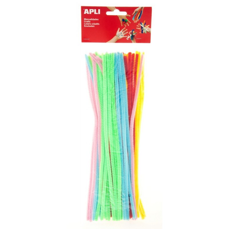 Modelovací drátky APLI neon barevný mix/50 ks