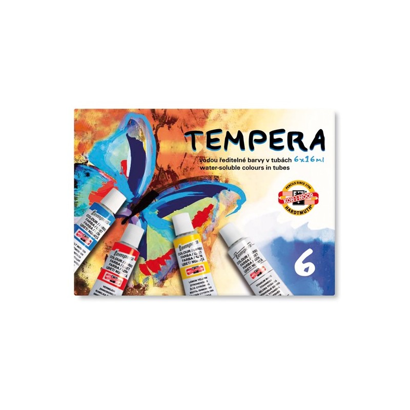 Barva temperová 16ml/ 6 odstínů KIN