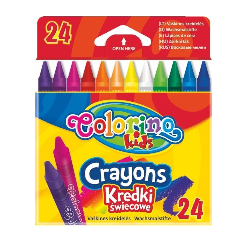 Pastelky voskové Colorino 24 barev
