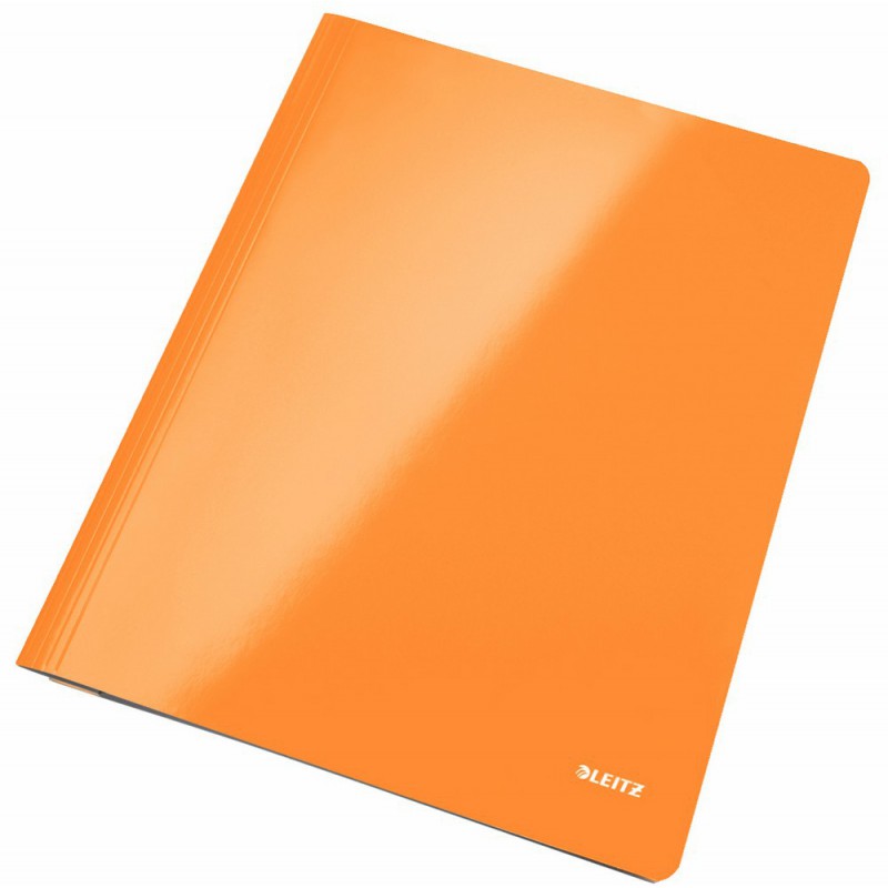 Desky Leitz s rychlovazačem WOW A4 metalicky oranžové