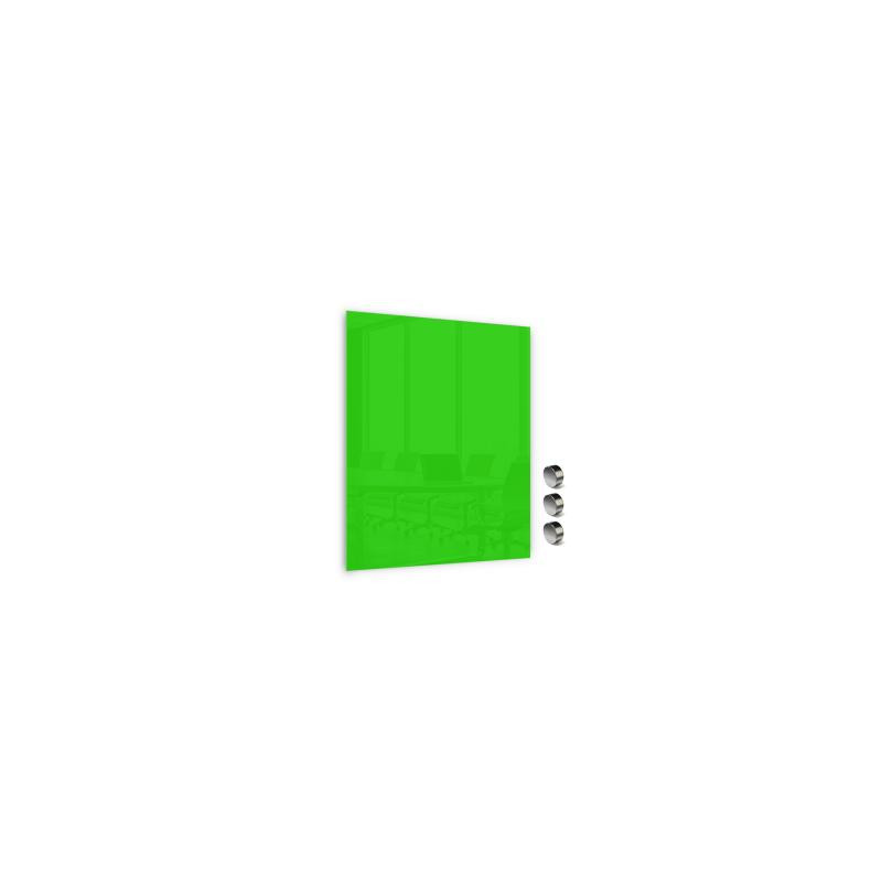 Skleněná magnetická tabule Memoboards zelená 60x90 cm