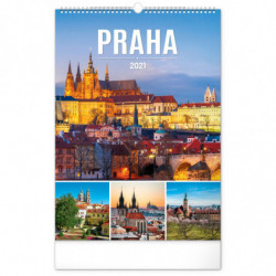 Nástěnný kalendář Praha...