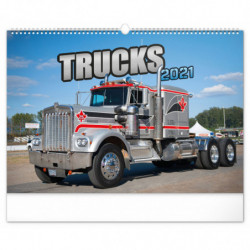 Nástěnný kalendář Trucks...